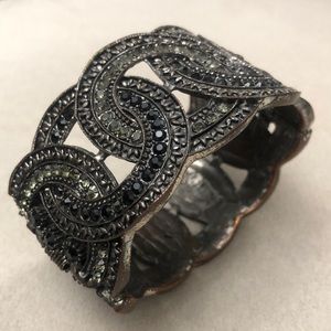 Beautiful Wide Hinged Cuff Bracelet